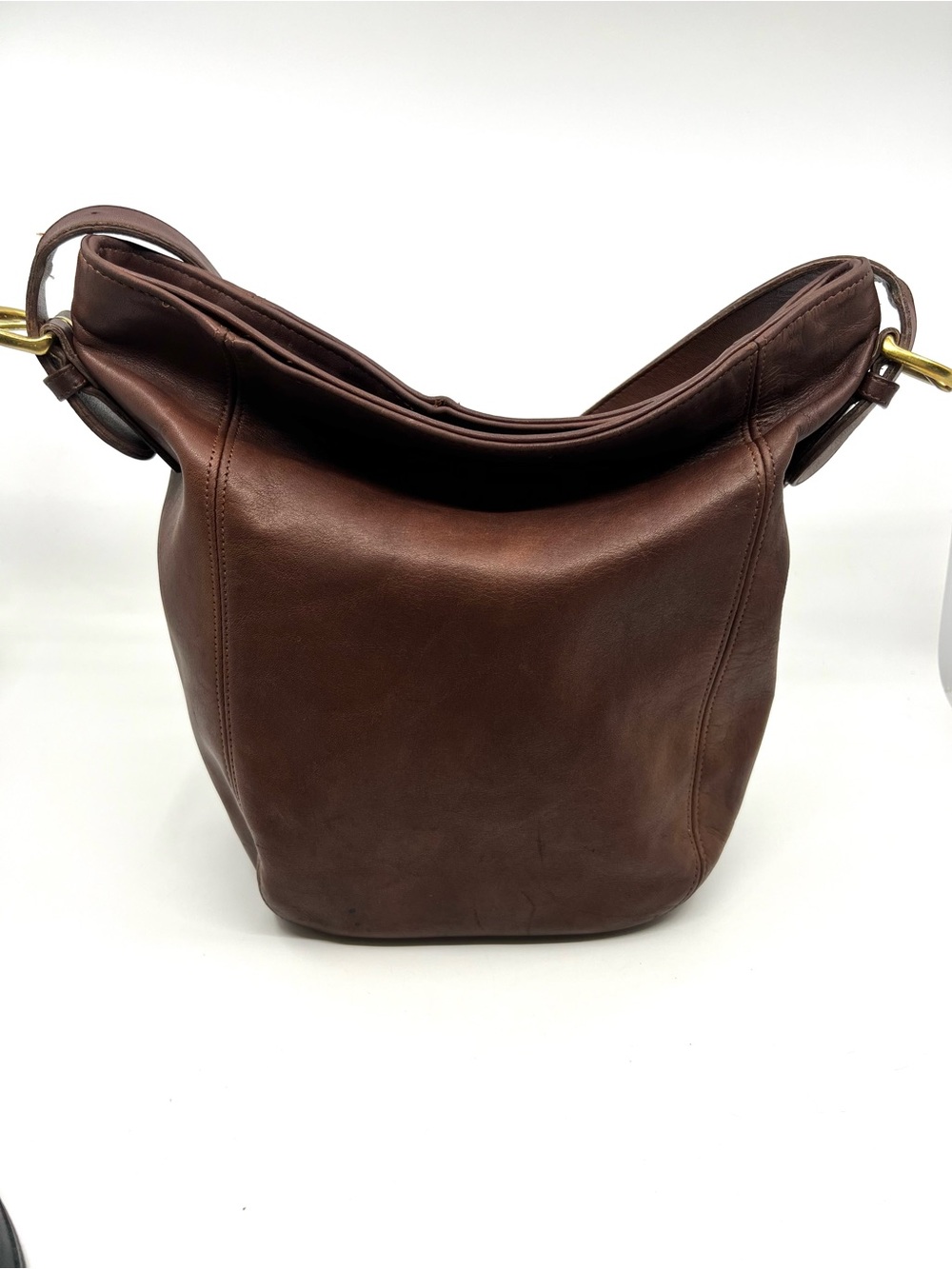 Project Vintage Coach Cocoa Monterey Hobo Lightweight Collection Leather 402